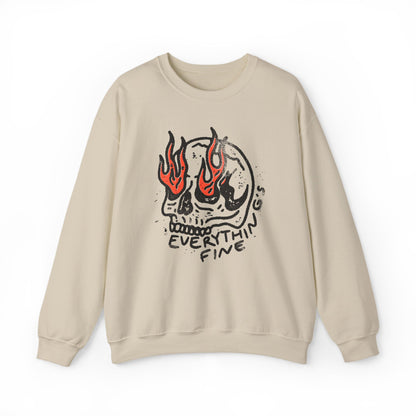Vintage Funny Everything's Fine Sweatshirt