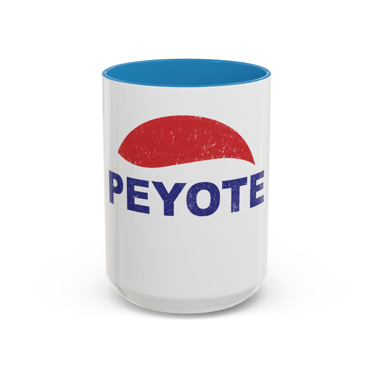 Peyote Parody Coffee Mug – Retro Distressed Graphic 11/15oz