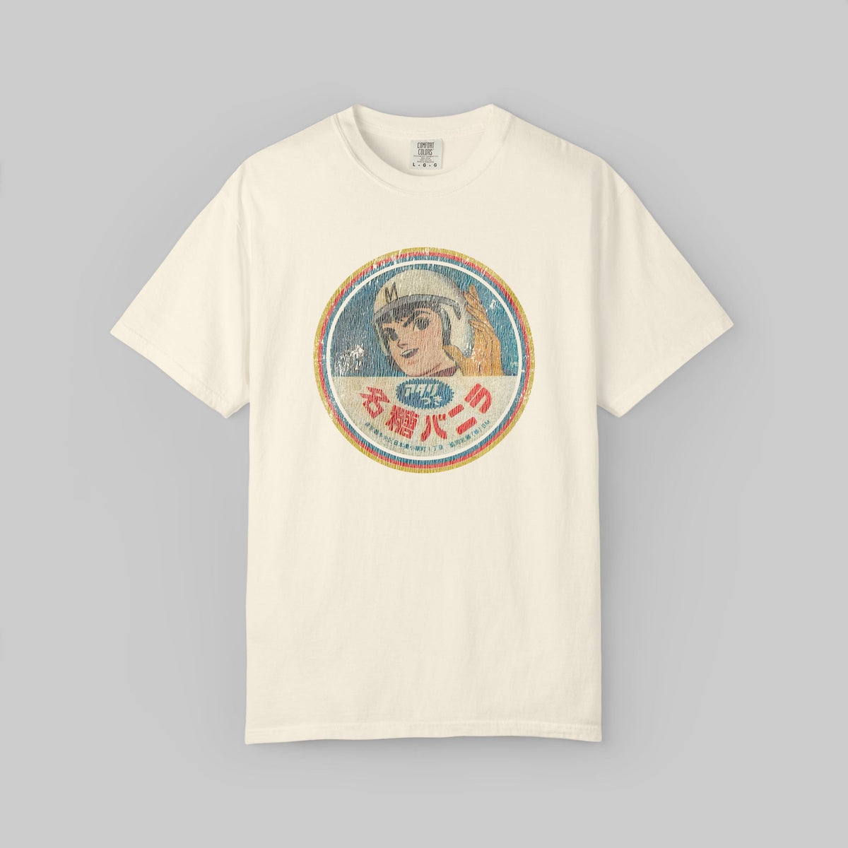 Speed Racer 1970s Japanese Anime Ice Cream Cap Graphic Tee