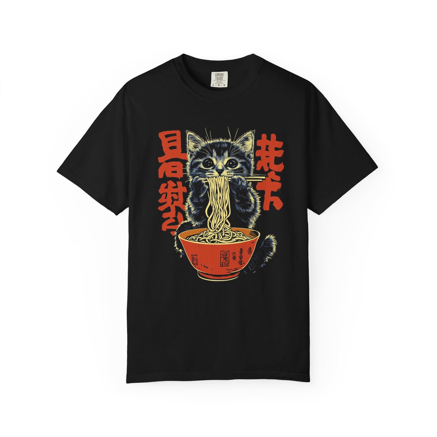 Cute Cat Noodle T-Shirt | Fun Graphic Tee for Cat Lovers