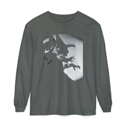 Witch Of The West Long Sleeve Washed Shirt