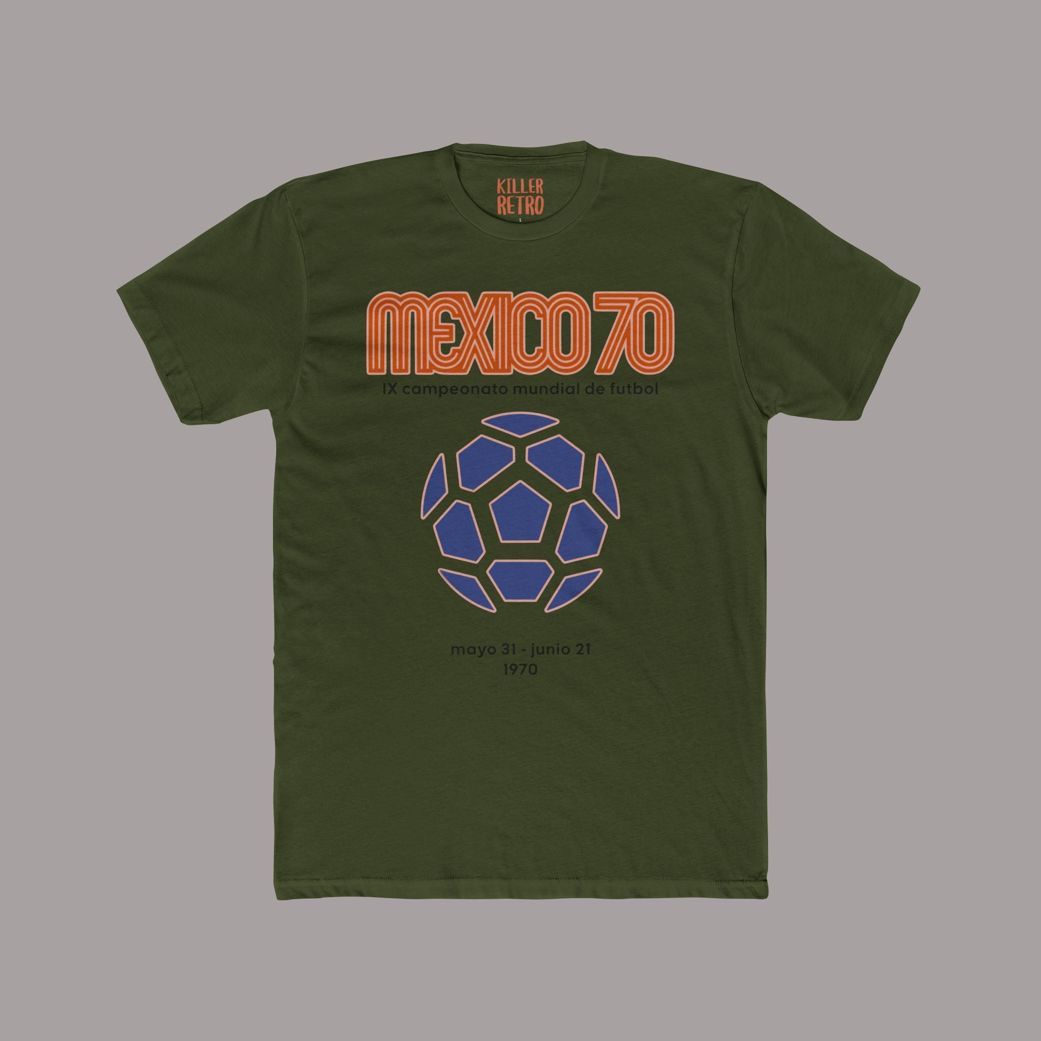 Vintage Mexico 70 Soccer Tee – Retro Football Shirt | KILLER RETRO