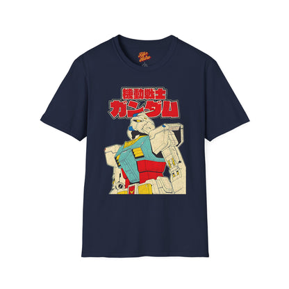 Vintage Mobile Suit Gundam Tee - Retro Japanese Anime T-shirt