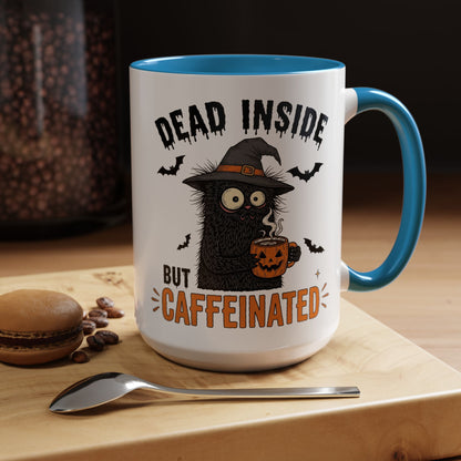 Dead Inside But Caffeinated Halloween Coffee Mug