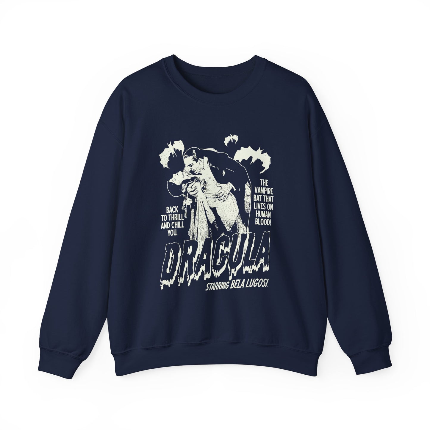 Vintage Dracula Halloween Horror Sweatshirt