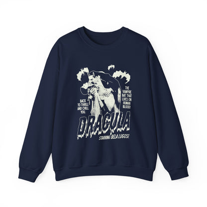 Vintage Dracula Halloween Horror Sweatshirt