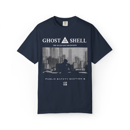 Ghost in The Shell Retro Anime Tee. Vintage Section 9 T-shirt.