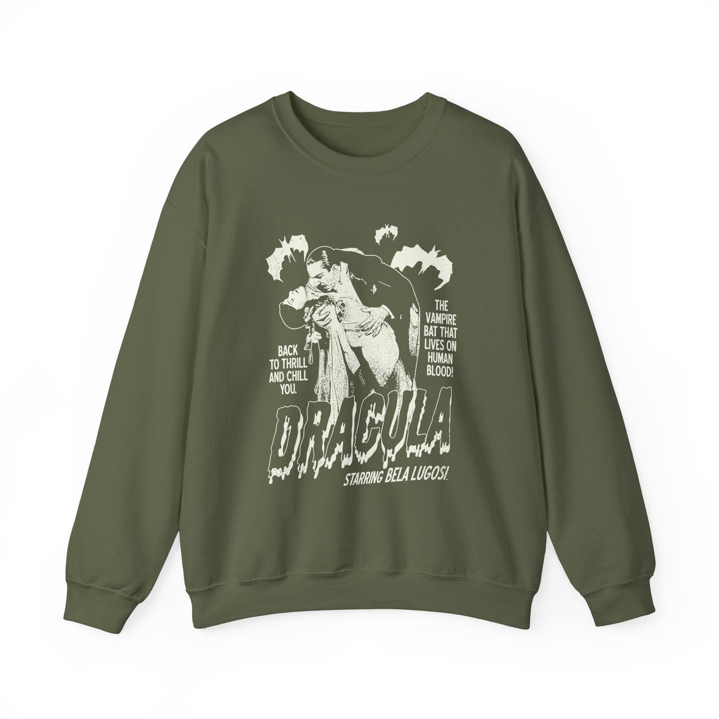 Vintage Dracula Halloween Horror Sweatshirt