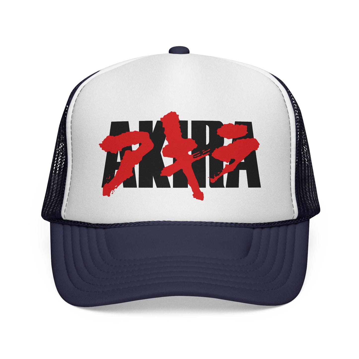 Vintage-Inspired Akira Manga Anime Trucker Cap - Retro Street Style Hat