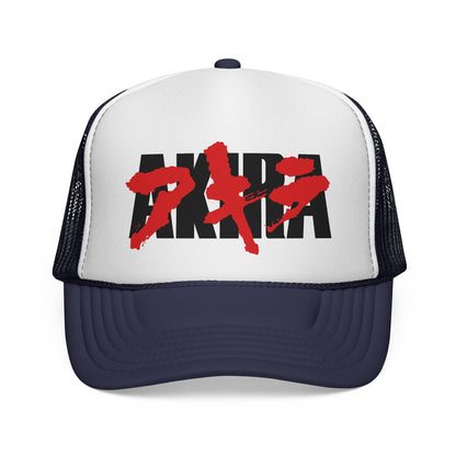 Vintage-Inspired Akira Manga Anime Trucker Cap - Retro Street Style Hat
