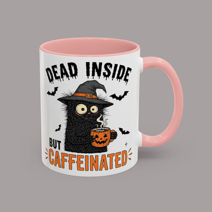 Dead Inside But Caffeinated Halloween Coffee Mug