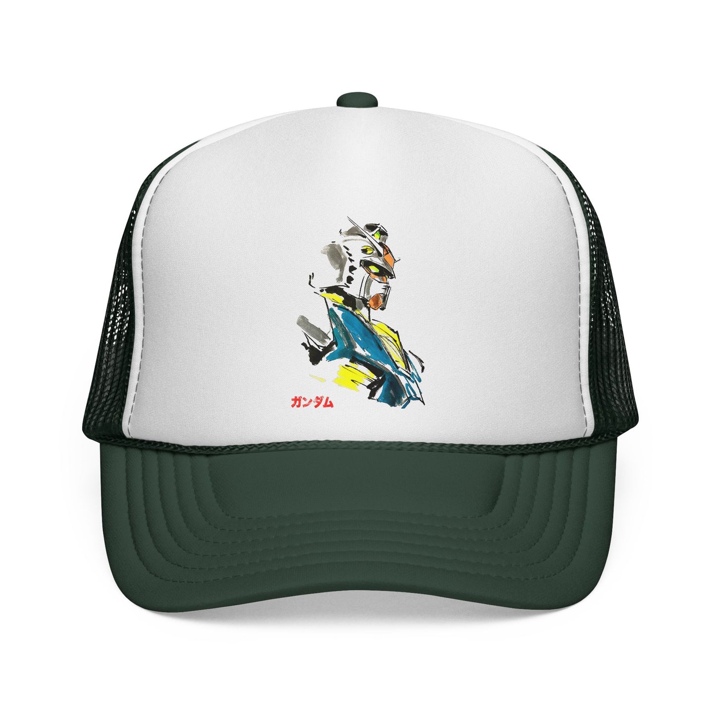 Anime Sketch Trucker Cap - Gundam Design