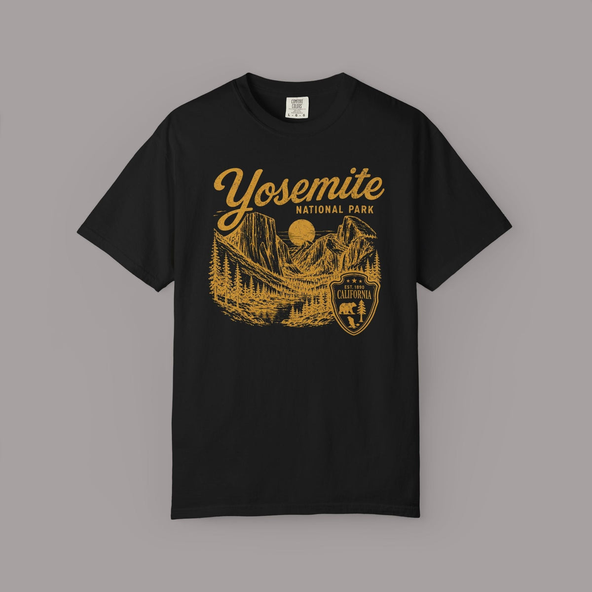 Yosemite National Park Vintage Style Graphic Tee