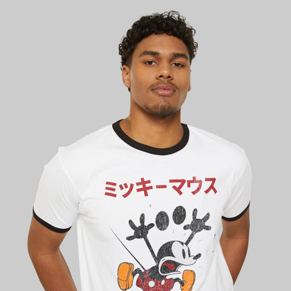 Vintage Style Japanese Mickey Ringer Tee