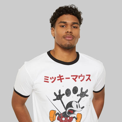 Vintage Style Japanese Mickey Ringer Tee