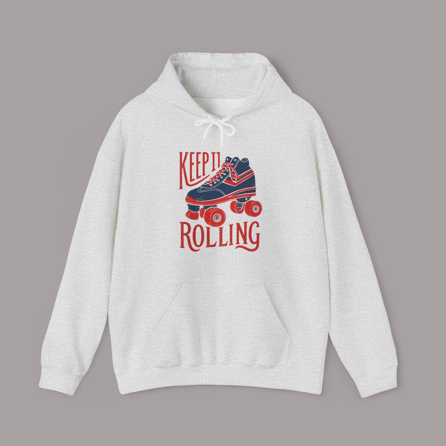 Keep It Rolling Retro Skate Hoodie