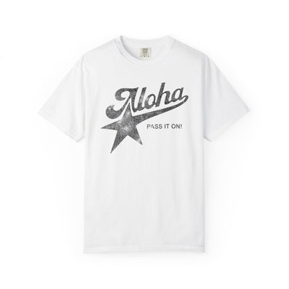 Aloha Star Tee . "Aloha, Pass It On!" Vintage Graphic T-Shirt