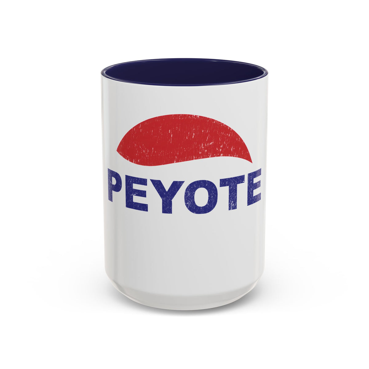 Peyote Parody Coffee Mug – Retro Distressed Graphic 11/15oz