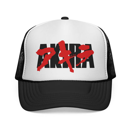 Vintage-Inspired Akira Manga Anime Trucker Cap - Retro Street Style Hat