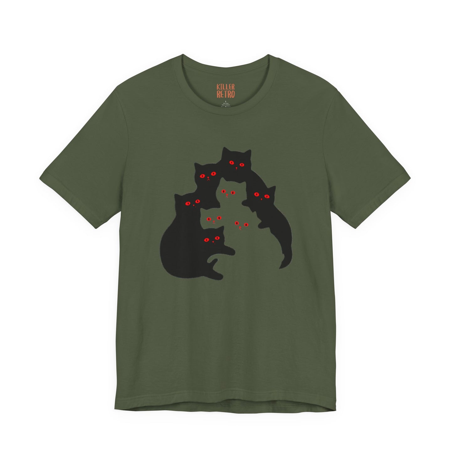 Cute Cat Family Unisex Jersey Tee