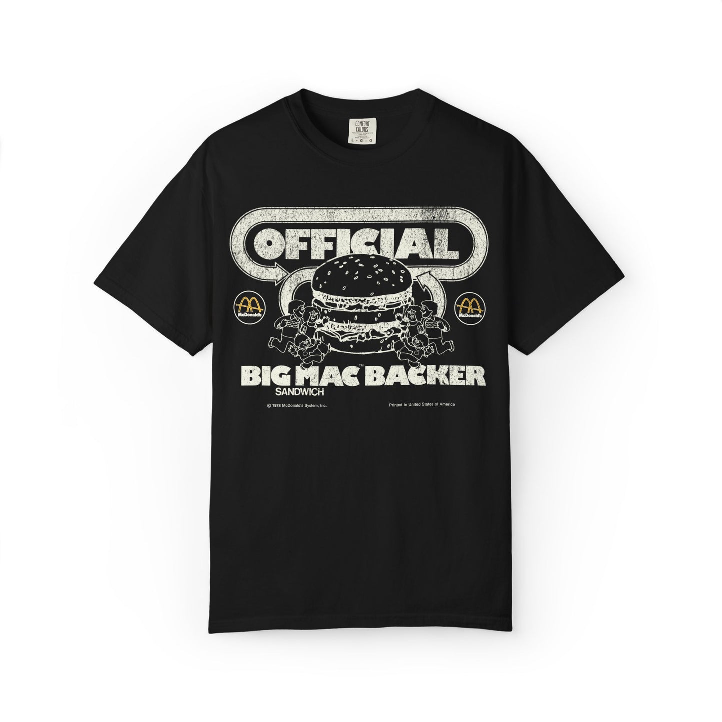 Vintage Restored 1978 Official Big Mac Backer T-Shirt