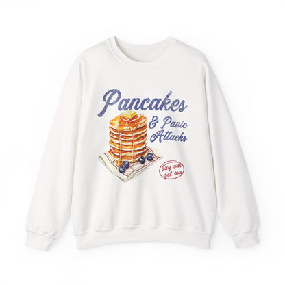Retro Pancakes & Panic Attacks Sweatshirt