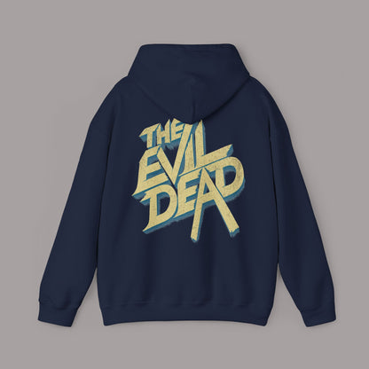The Evil Dead Retro Logo Pullover Back Print Hoodie