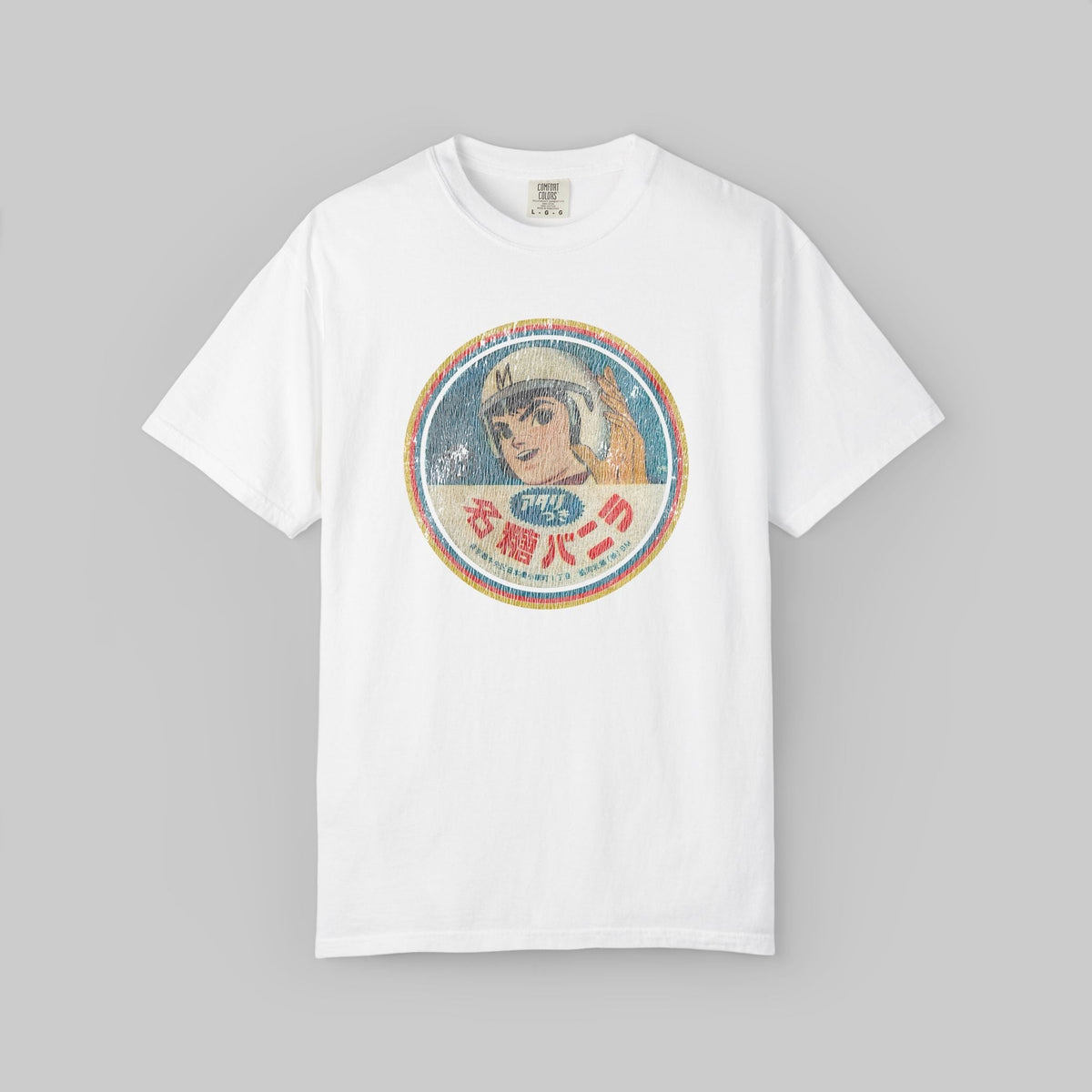 Speed Racer 1970s Japanese Anime Ice Cream Cap Graphic Tee