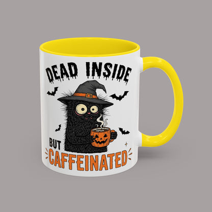 Dead Inside But Caffeinated Halloween Coffee Mug