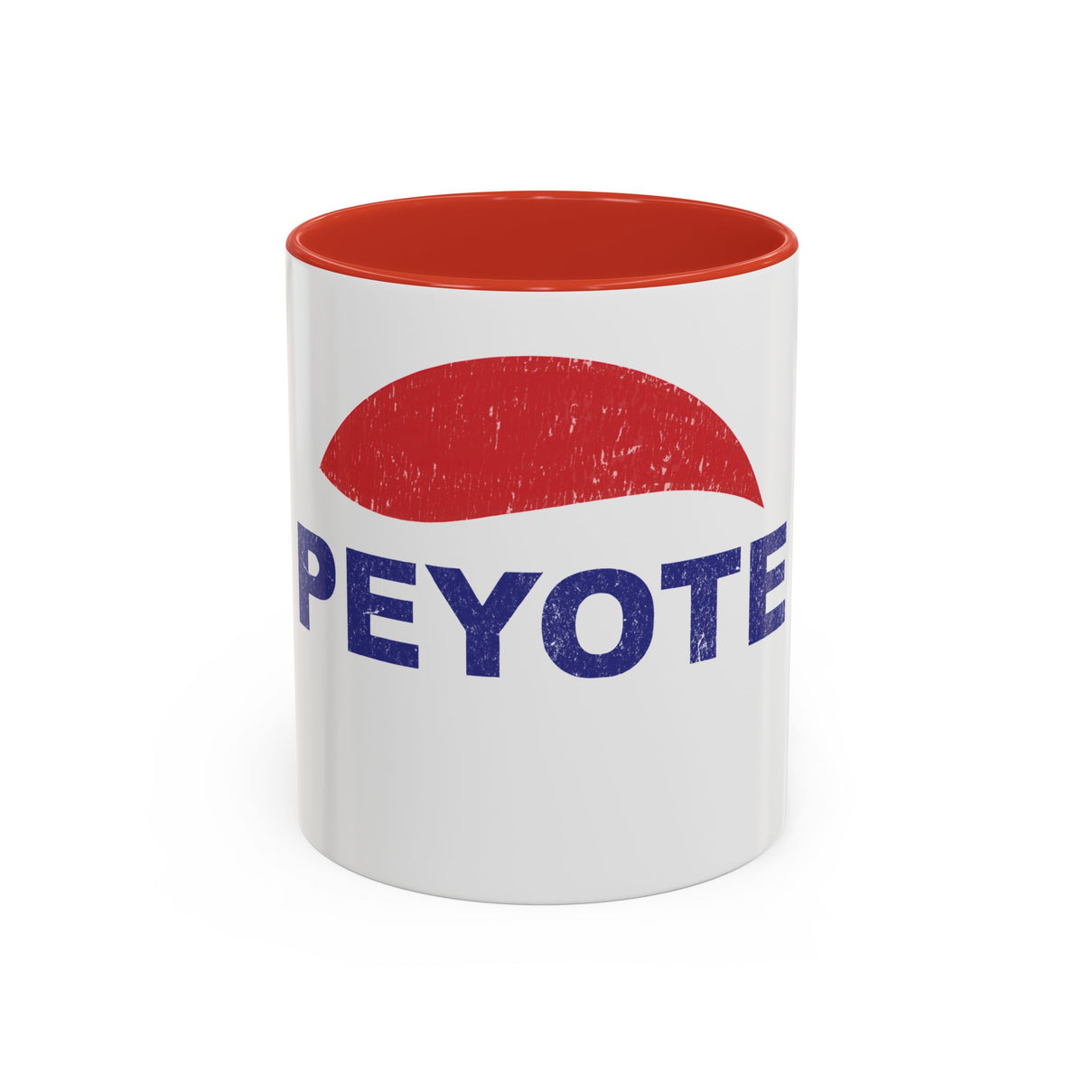 Peyote Parody Coffee Mug – Retro Distressed Graphic 11/15oz