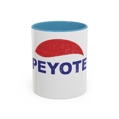 Peyote Parody Coffee Mug – Retro Distressed Graphic 11/15oz