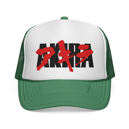 Vintage-Inspired Akira Manga Anime Trucker Cap - Retro Street Style Hat