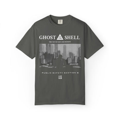 Ghost in The Shell Retro Anime Tee. Vintage Section 9 T-shirt.
