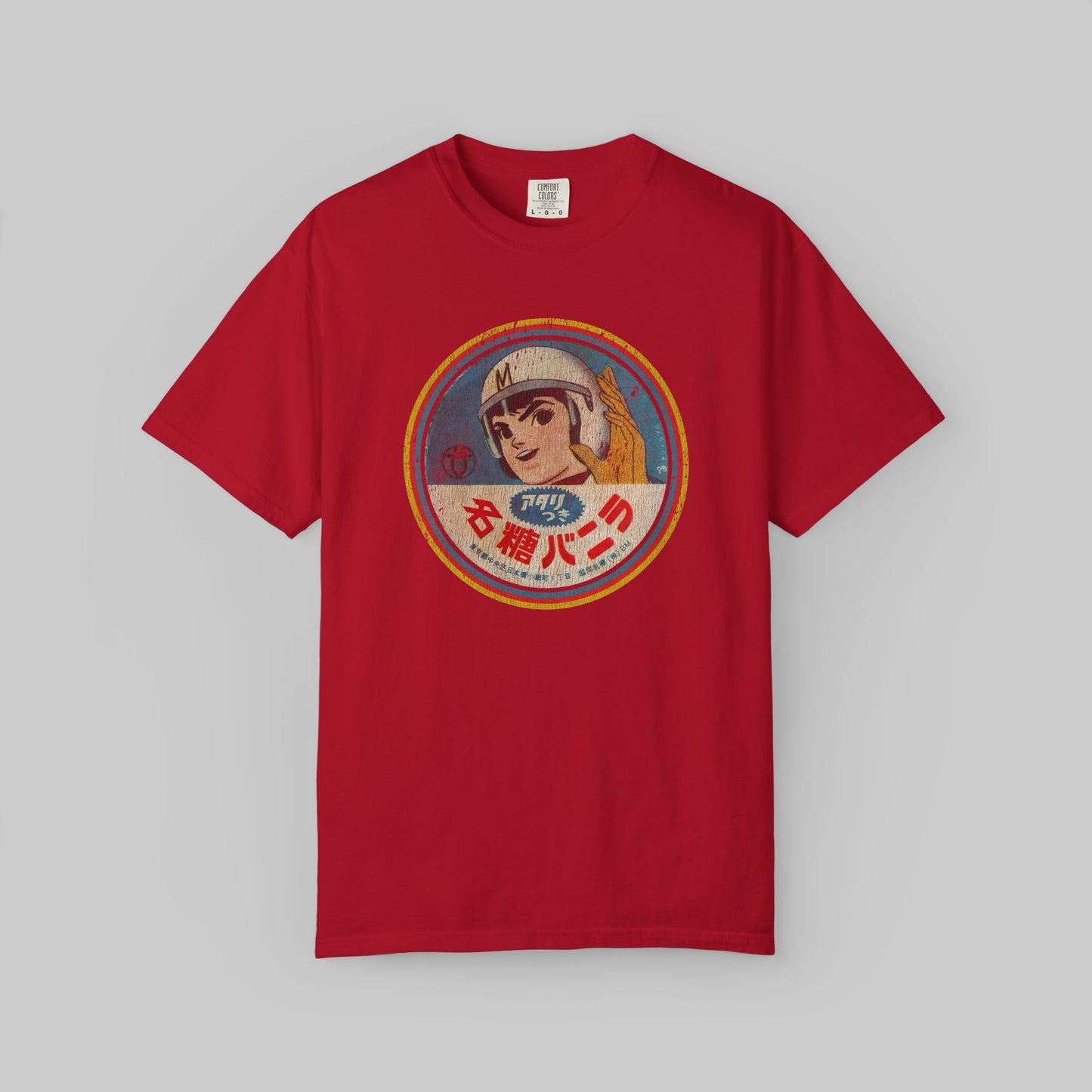 Vintage Speed Racer 1970s Japanese Anime Ice Cream Cap T-shirt