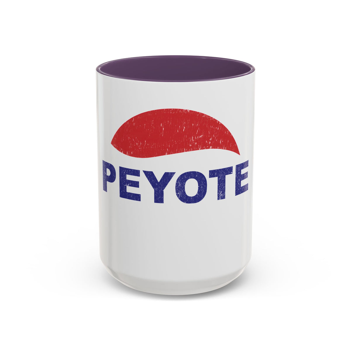 Peyote Parody Coffee Mug – Retro Distressed Graphic 11/15oz