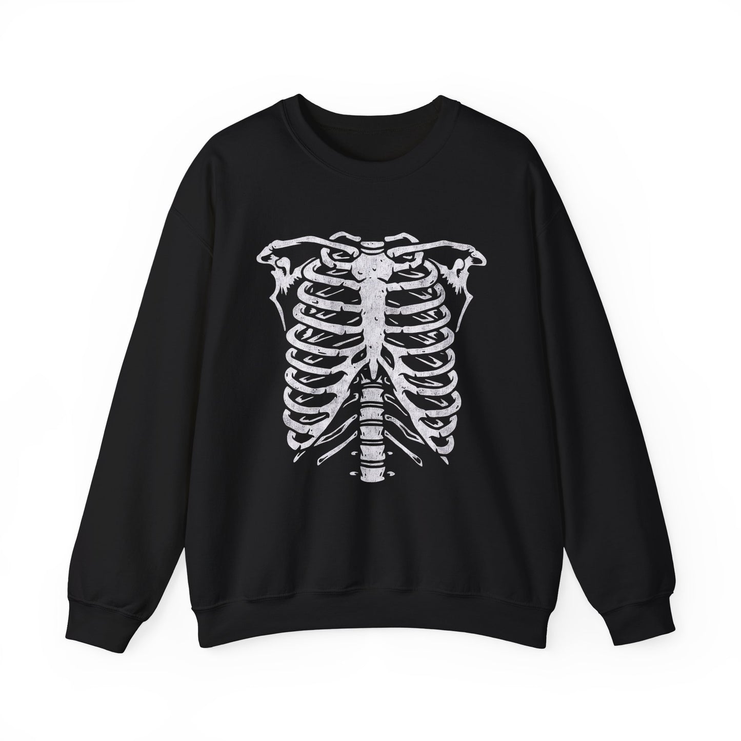 Skeleton Ribcage Retro Crewneck Sweatshirt