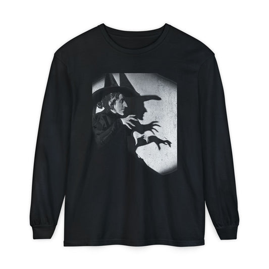 Witch Of The West Long Sleeve Washed Shirt