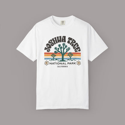 Joshua Tree National Park Graphic T-shirt | Retro Desert Sunset Design