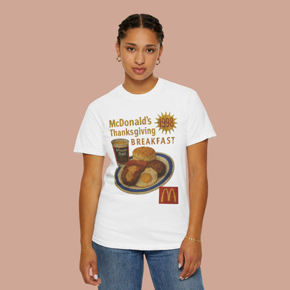 Vintage 1998 Mc Donals Thanksgiving Breakfast T-Shirt