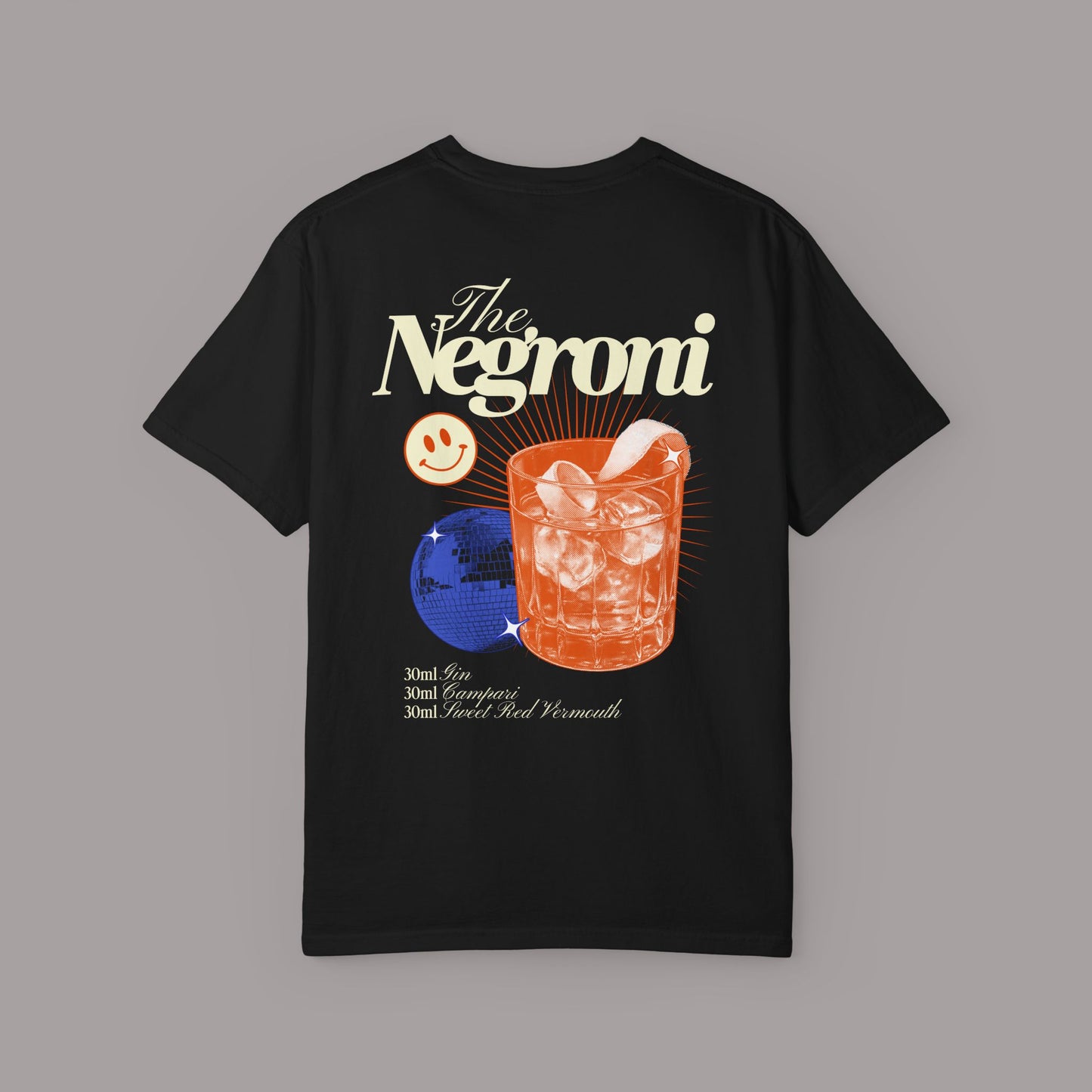 Unisex Retro Negroni Coctails T-shirt