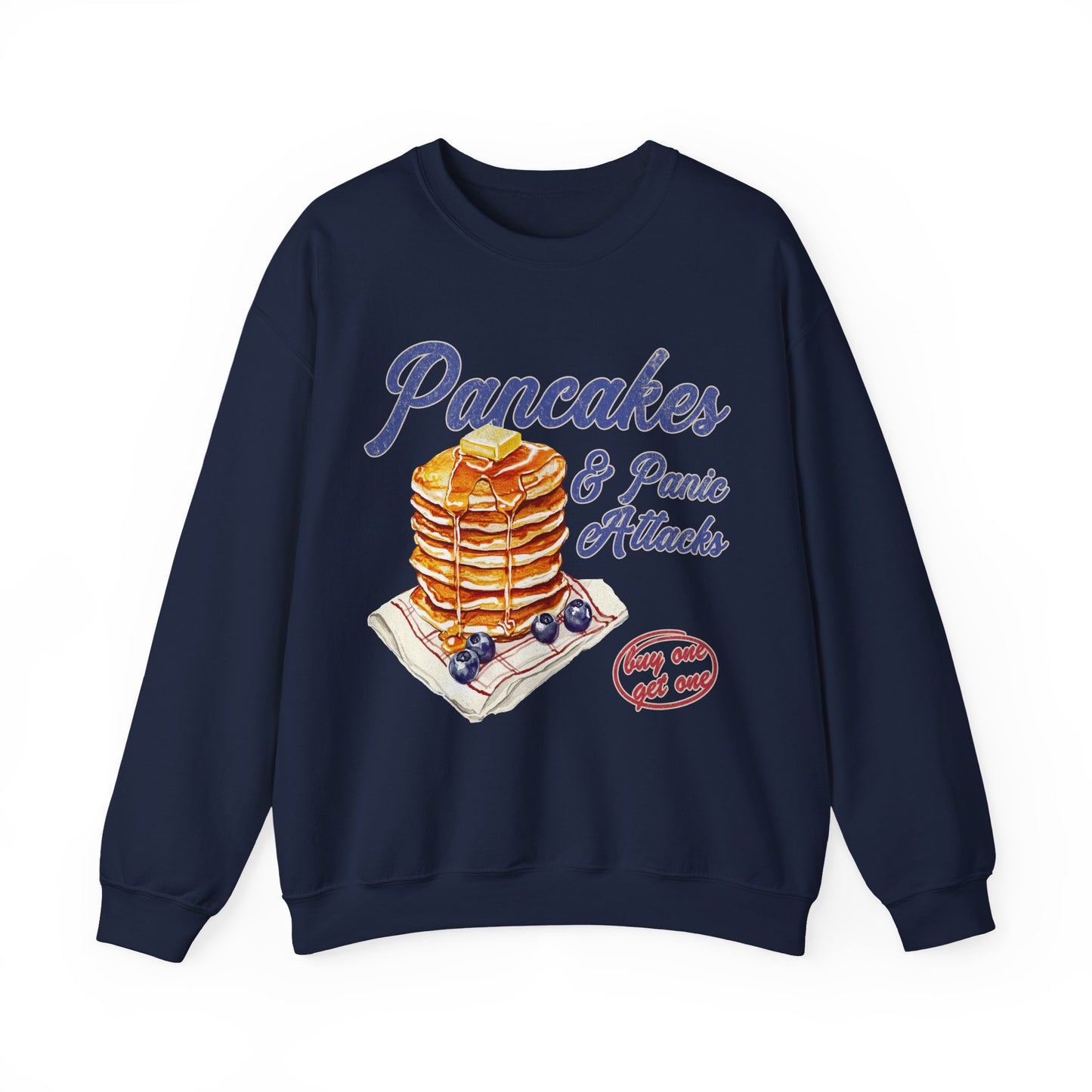 Retro Pancakes & Panic Attacks Sweatshirt