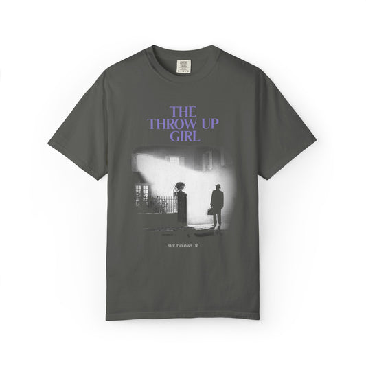 The Throw Up Girl Funny The Exorcist Meme T-shirt.