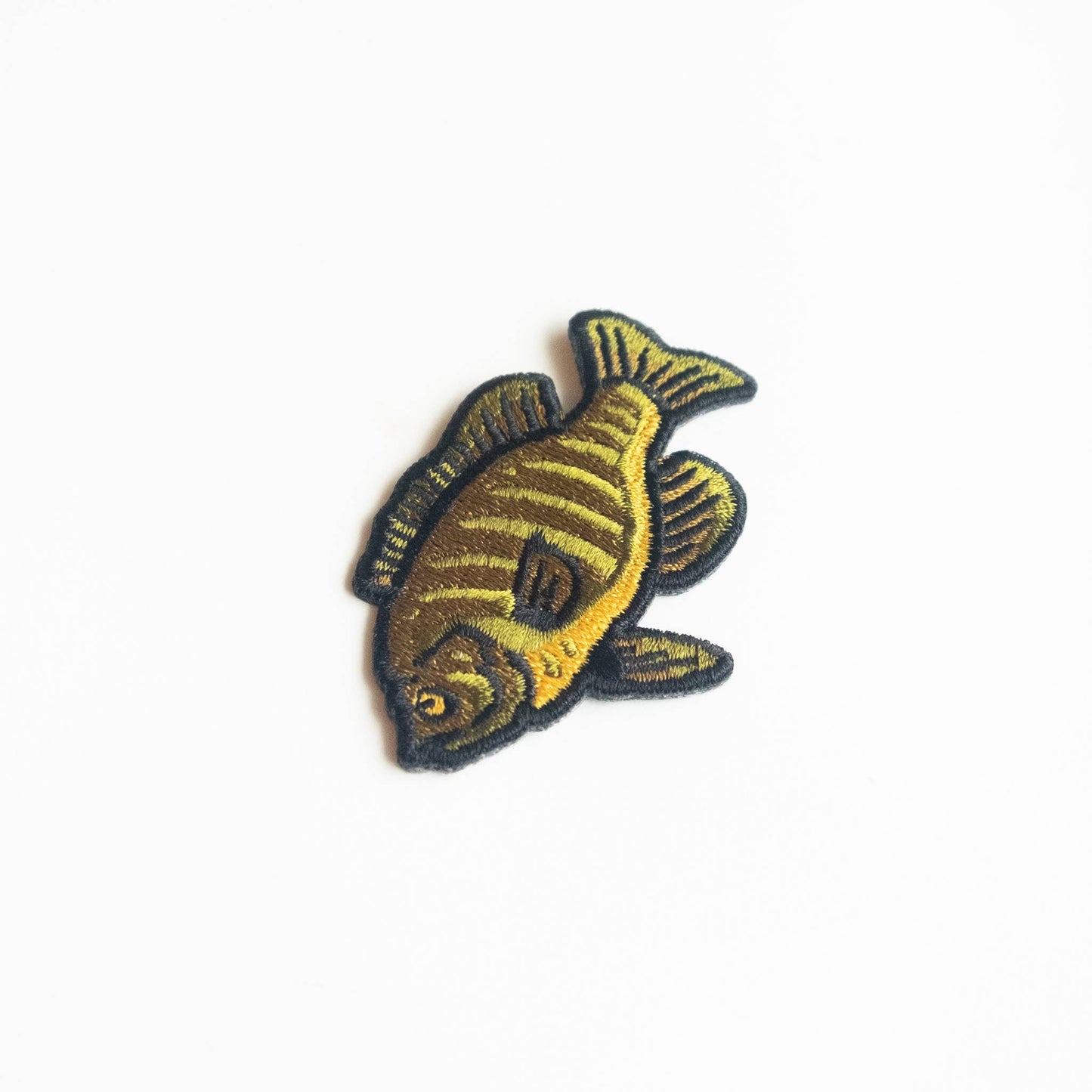 Union Made - Bluegill Fish Embroidered Iron on Patch