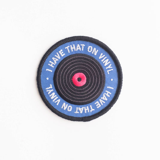 Union Made - I Have That on Vinyl Embroidered Iron-on Patch