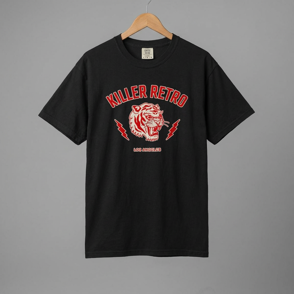 Killer Retro Tiger Logo Tee