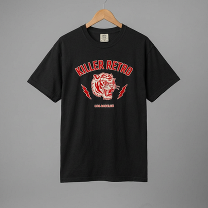 Killer Retro Tiger Logo Tee