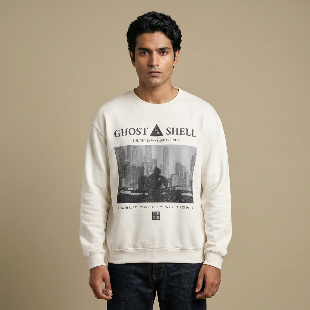 Ghost In The Shell Retro 90s Anime Sweatshirt.