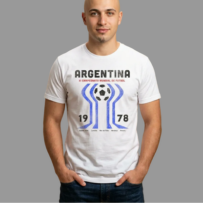 Argentina 1978 Vintage Soccer Tee