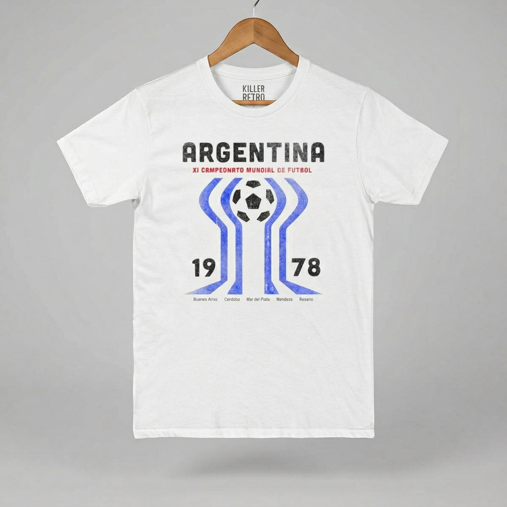 Argentina 1978 Vintage Soccer Tee
