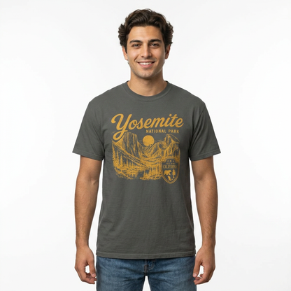 Yosemite National Park Vintage Style T-Shirt